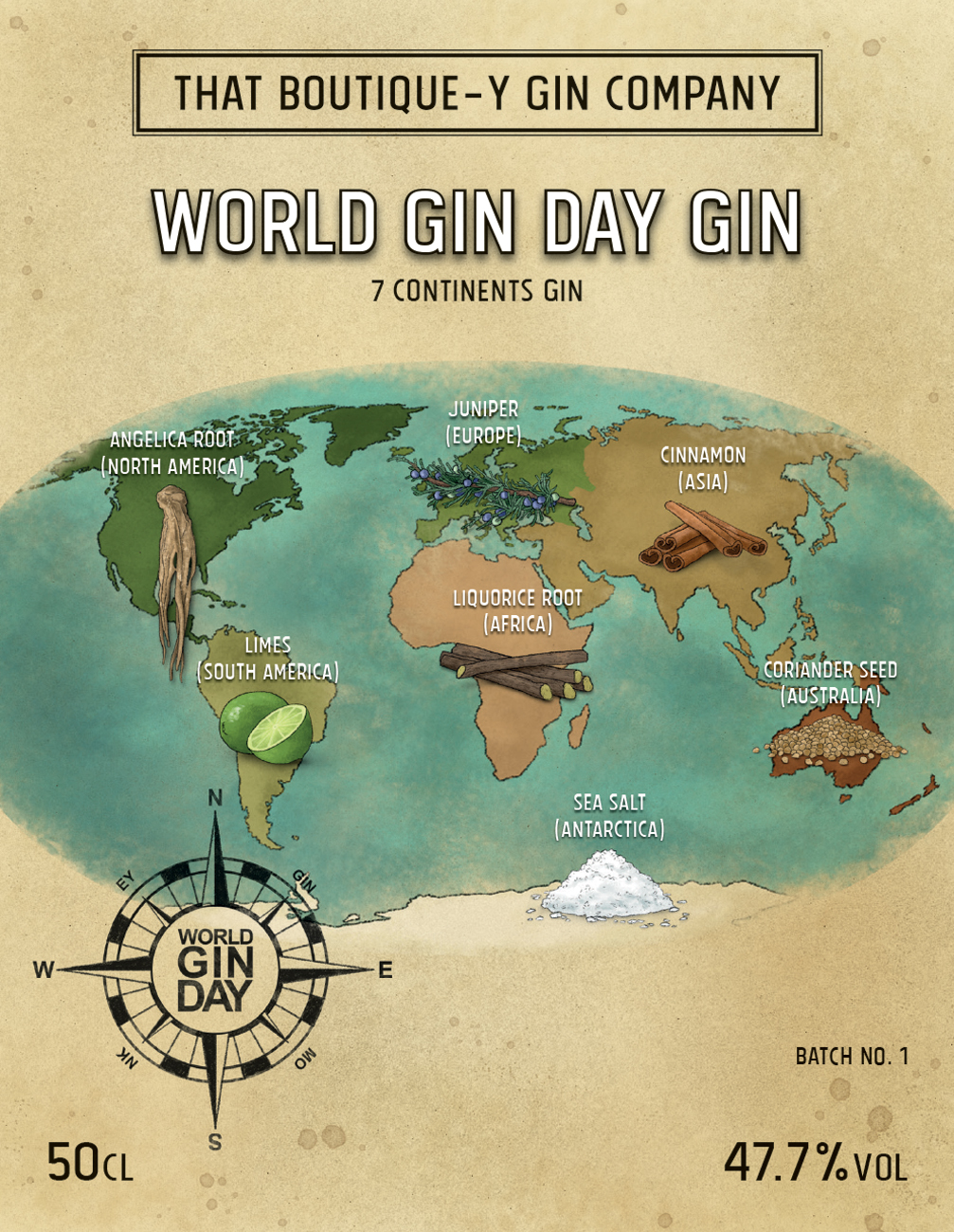 World Gin Day Gin Label World Gin Day